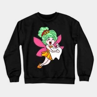 Mardi Gras Tooth Fairy Costume Original Gift Crewneck Sweatshirt